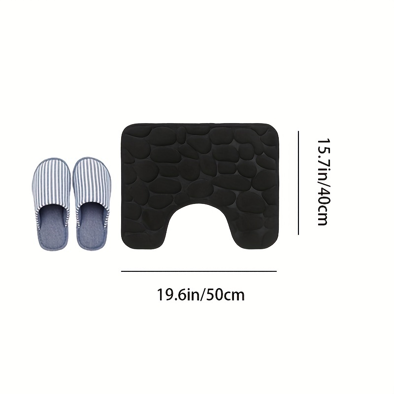 2-piece Bathroom Rug Set – Memory Foam Bath Mats With Plush