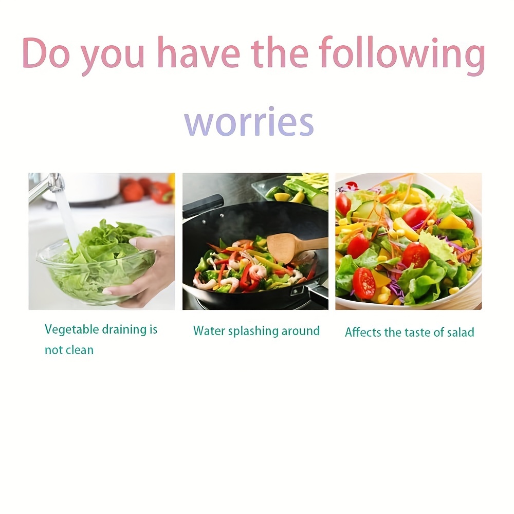 Salad Spinner Fruits And Vegetables Dryer Quick Dry Design Bpa