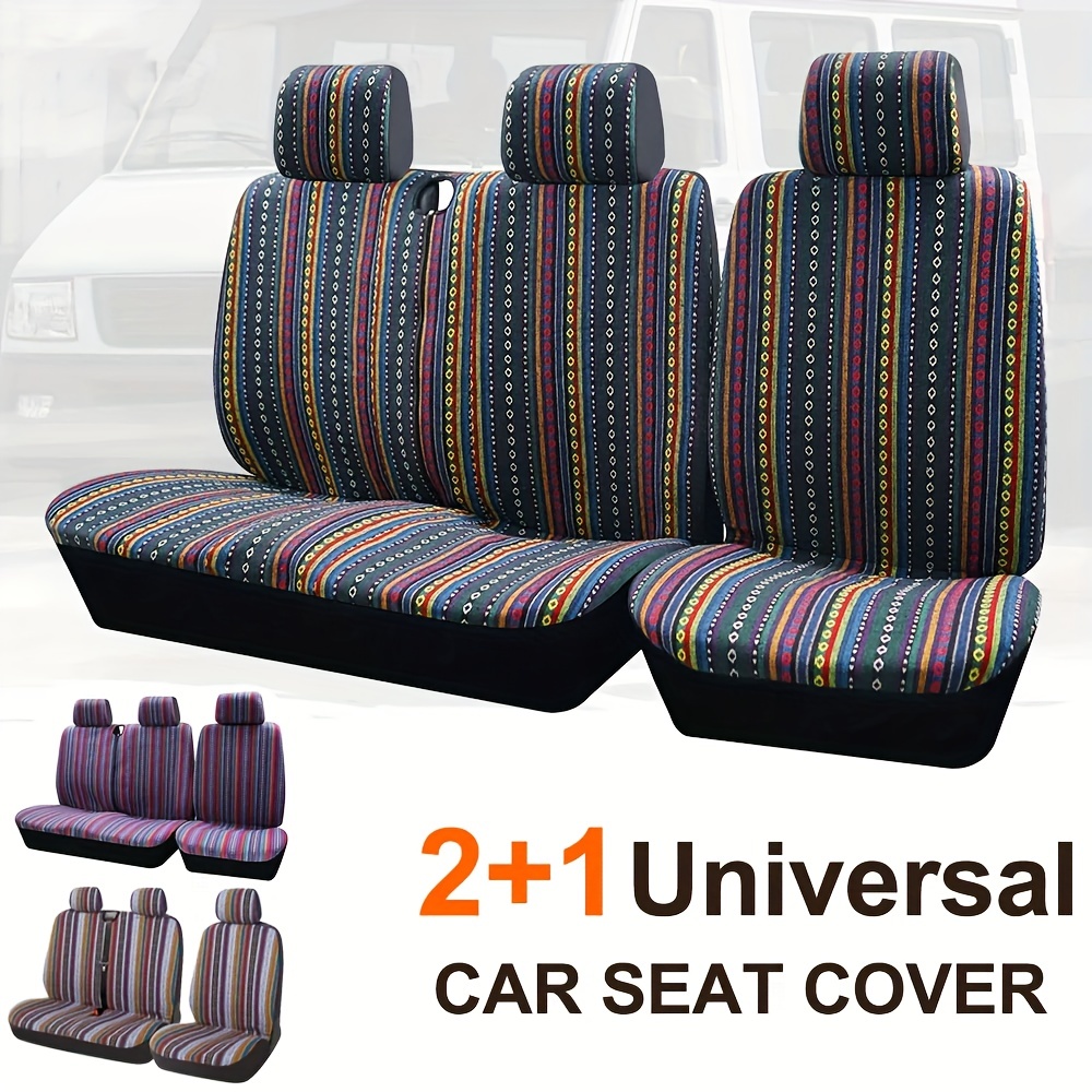 2+1 Universal Gestreifte Farbe Autositzbezüge Für Iveco - Temu Germany