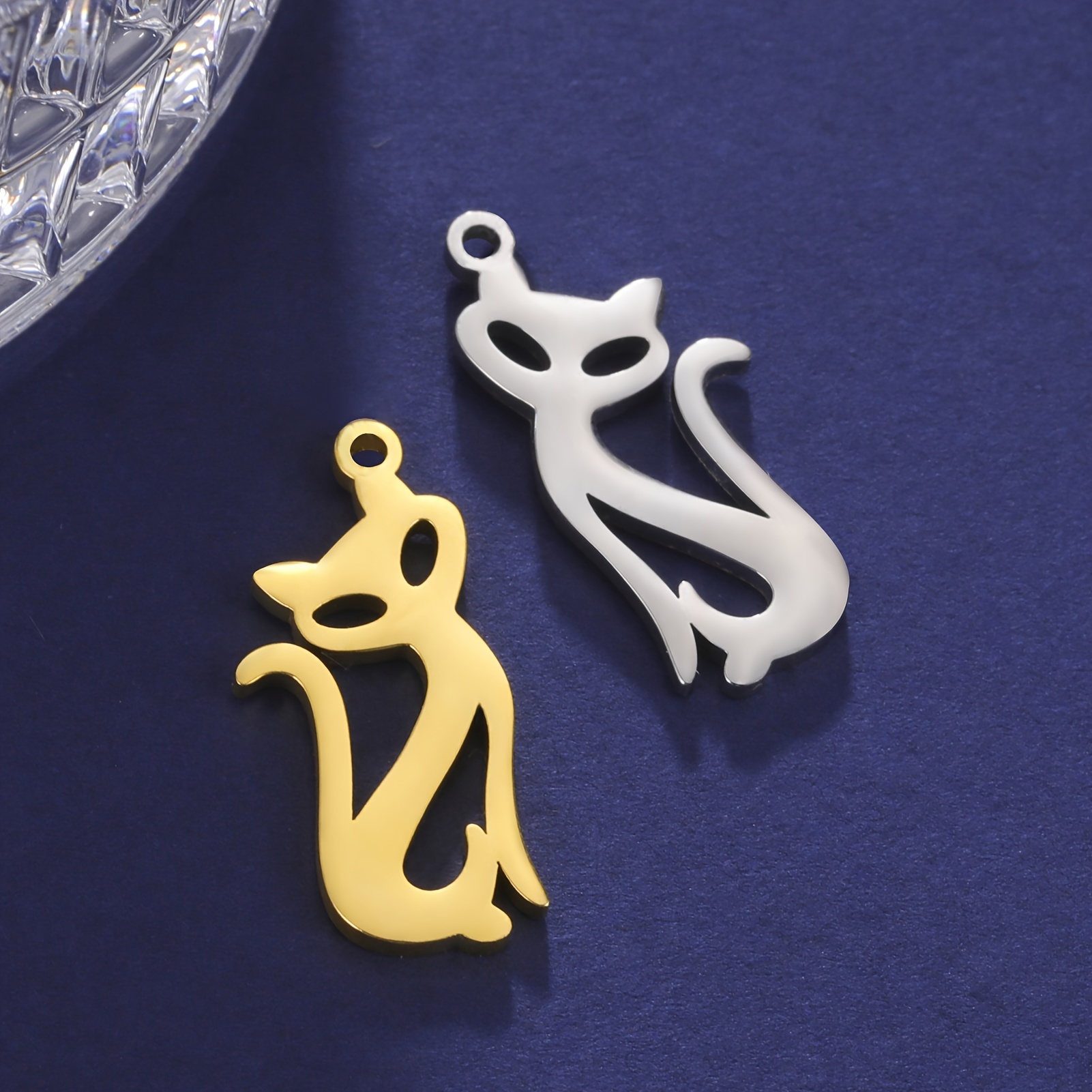 Stainless steel charms hot sale for jewelry making