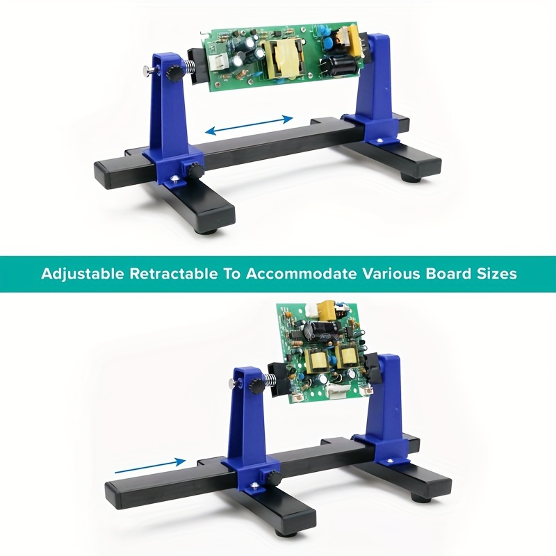 

Adjustable Pcb Holder 360 ° Rotation Printed Circuit Board Jig Soldering Assembly Stand Clamp Repair Tools