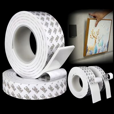 ntwgo 1pc double sided tape heavy duty small waterproof strong mounting adhesive foam tape for led strip lights home decor car glass sign made of 3m vha tape 3m 9 84foot