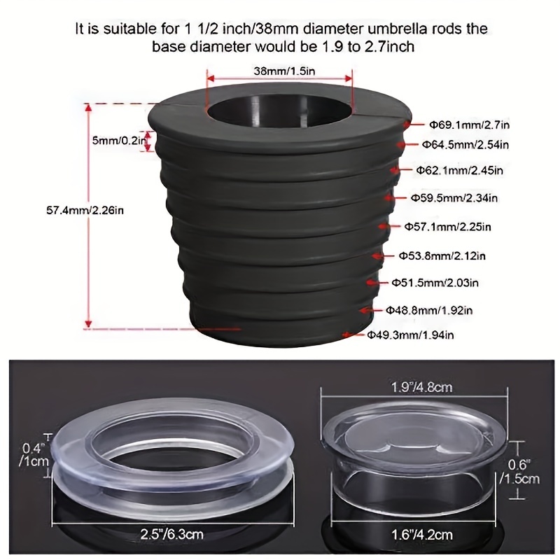 One Piece Table Umbrella Hole Ring Patio Umbrella Hole Temu