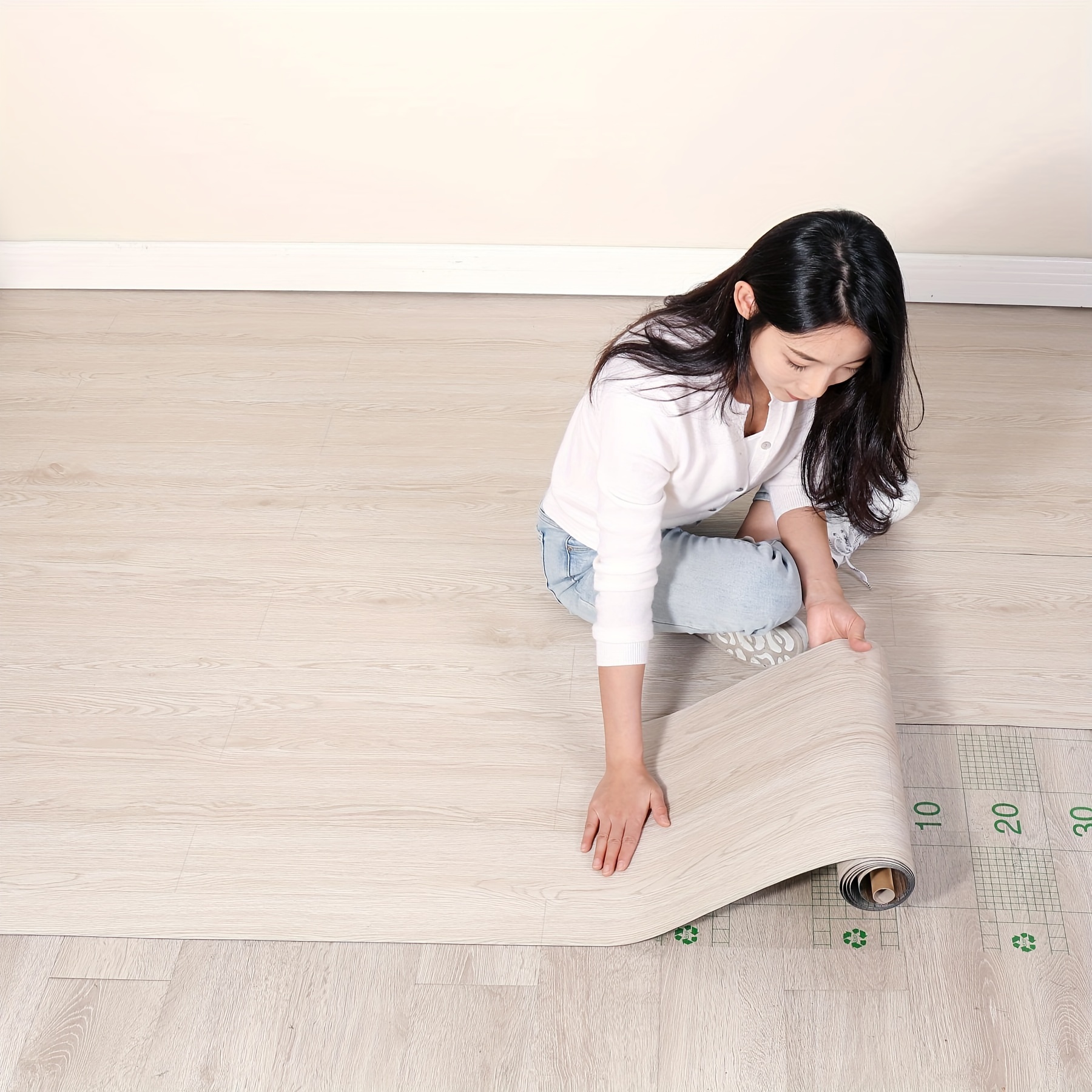 Waterproof Floor Stickers Self Adhesive Imitation Carpet