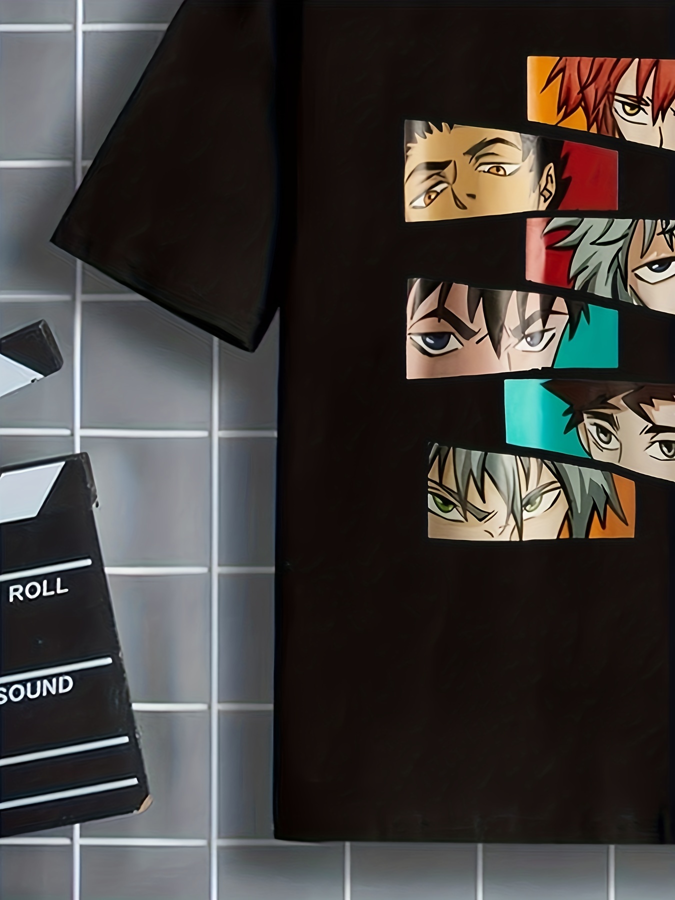 Camiseta Anime Haikyuu Volei T-Shirt Anime Vôlei - Preto