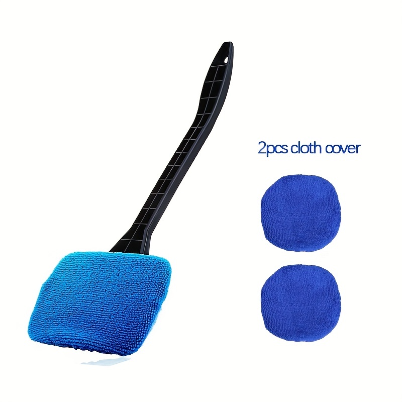 3 in 1 Car Window Cleaner Brush Kit Windshield Wiper Microfiber Brush Auto  Wash Tool With Long Handle Car Cleaning Accessories