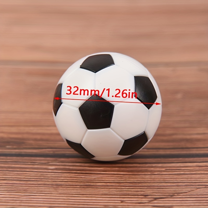 Accessoires de baby-foot mini balles de table en résine de football 6  pièces 3