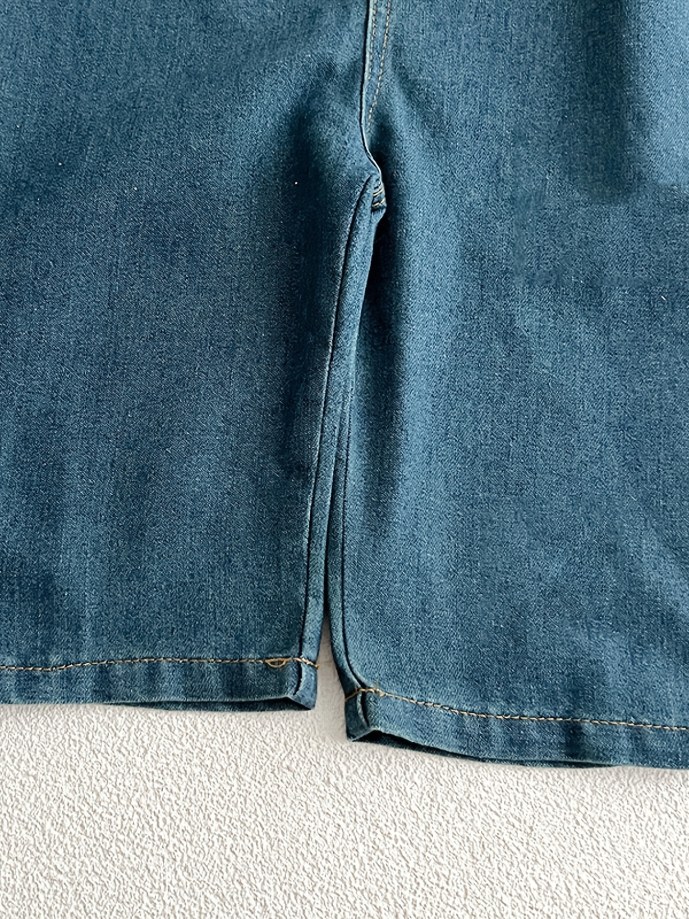 Baby Denim Pocket Overalls All match Jumpsuit