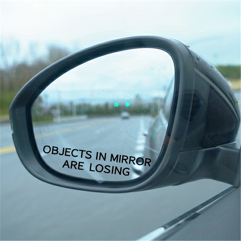 Objects In Mirror Losing Car Sticker Decoration Window Rear - Temu