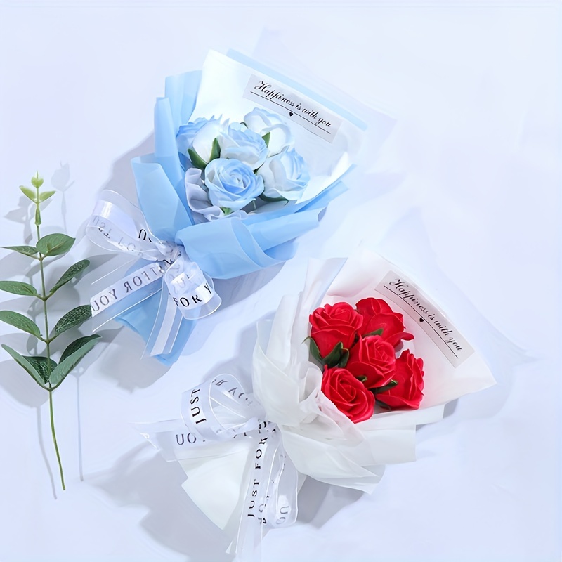 Mini Handmade Soap Flower Bouquet Rose Small Bouquet - Temu