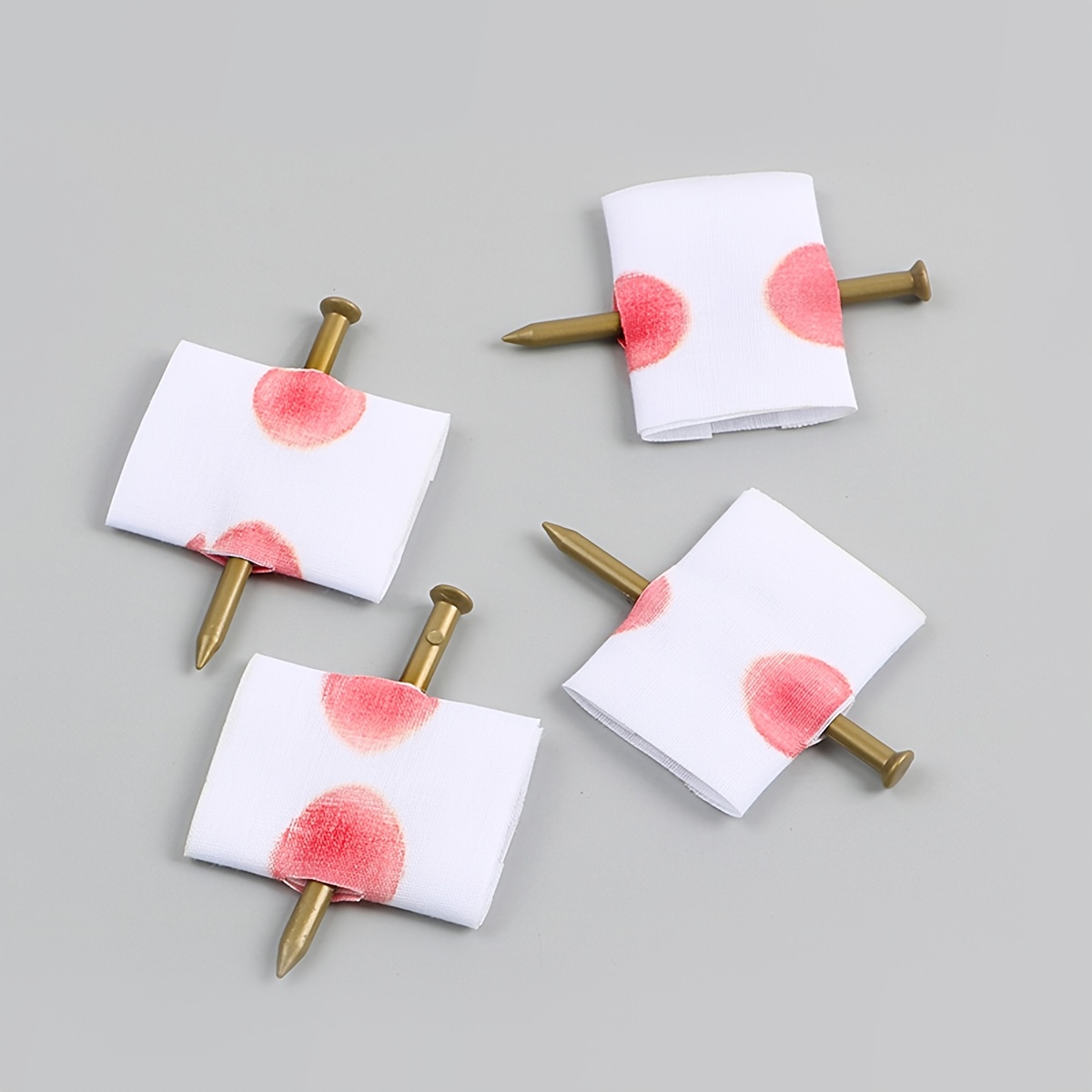 2pcs Tricky Finger Piercing Nail Toy