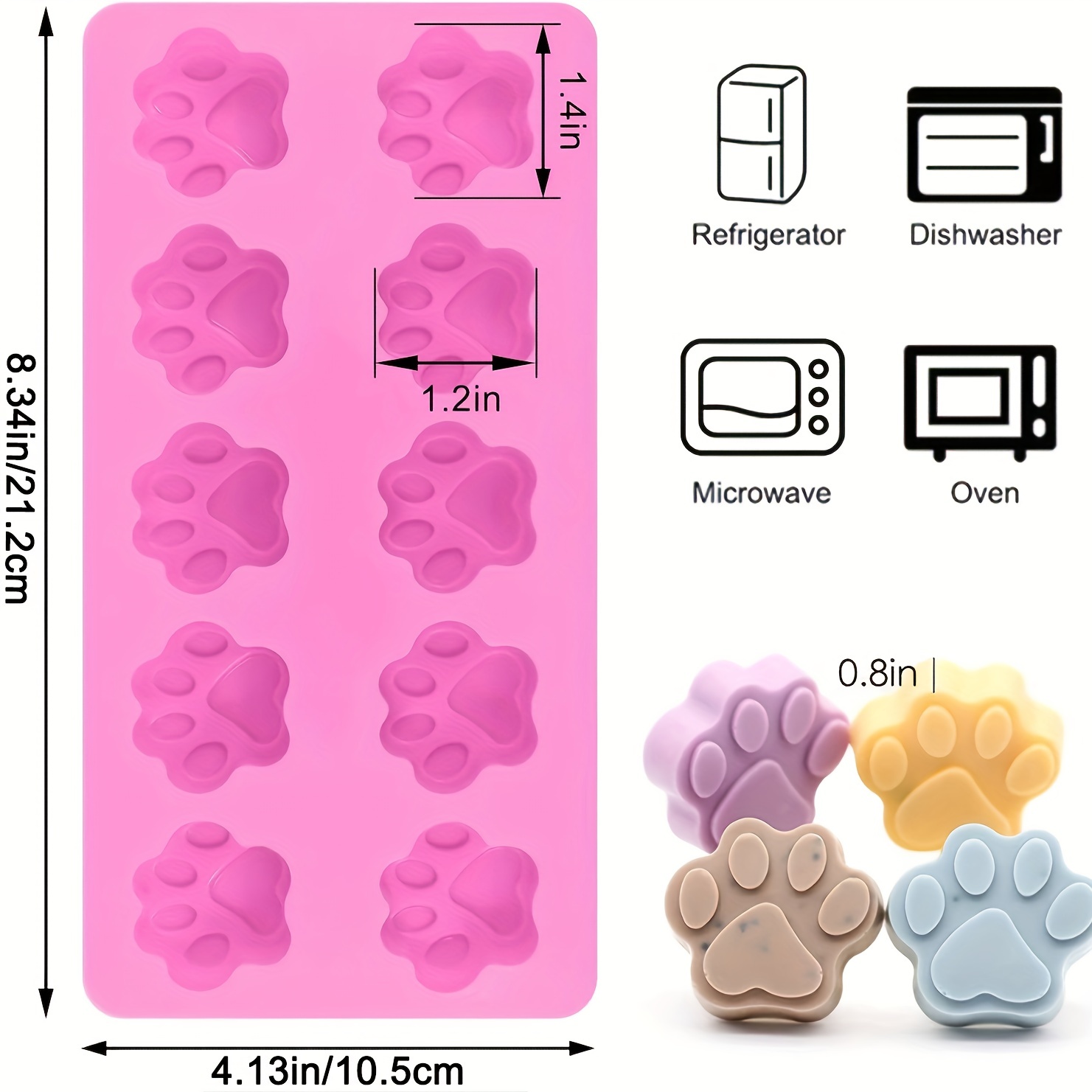 Dog Treat Mold Mini Dog Bone Silicone Mold 108 Cavity Dog - Temu Malta