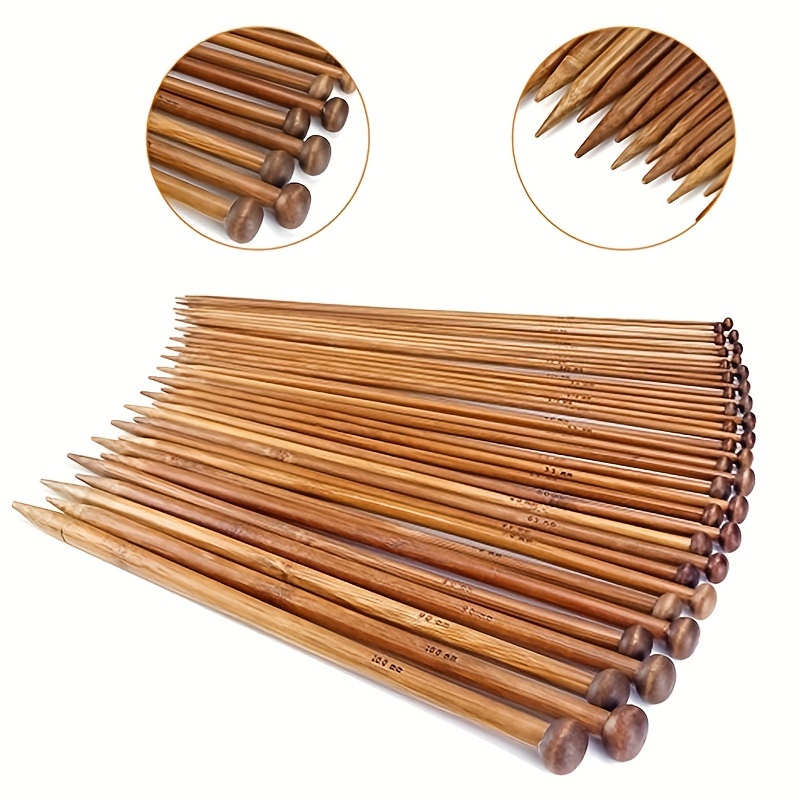 Knitting Needle Set (b) (l) Straight Single Pointed - Temu