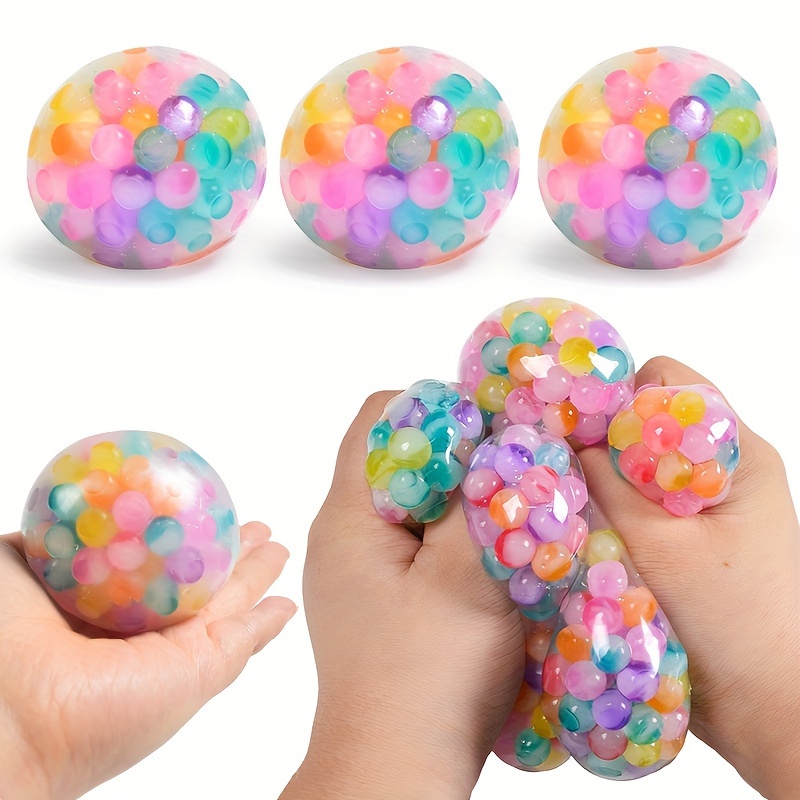 LATRAT Balle Anti-Stress Fidget Toy, Mini Balles Anti Stress, Balle en  Mousse Anti Stress pour Adultes et Enfants Anxiété Thé