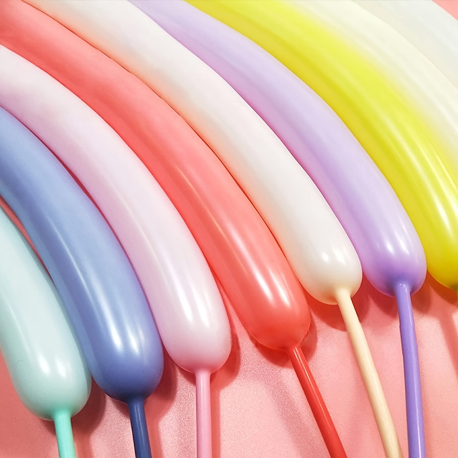 Palloncini lunghi 100 palloncini colorati per modellazione magica lunghi  260Q colori misti in lattice per bambini animali clown compleanno baby  shower