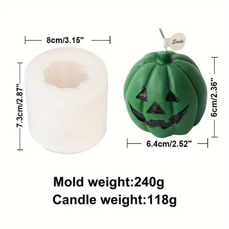 Moldes De Chocolate Molde De Silicona Chocolate Calabaza Color Marrón