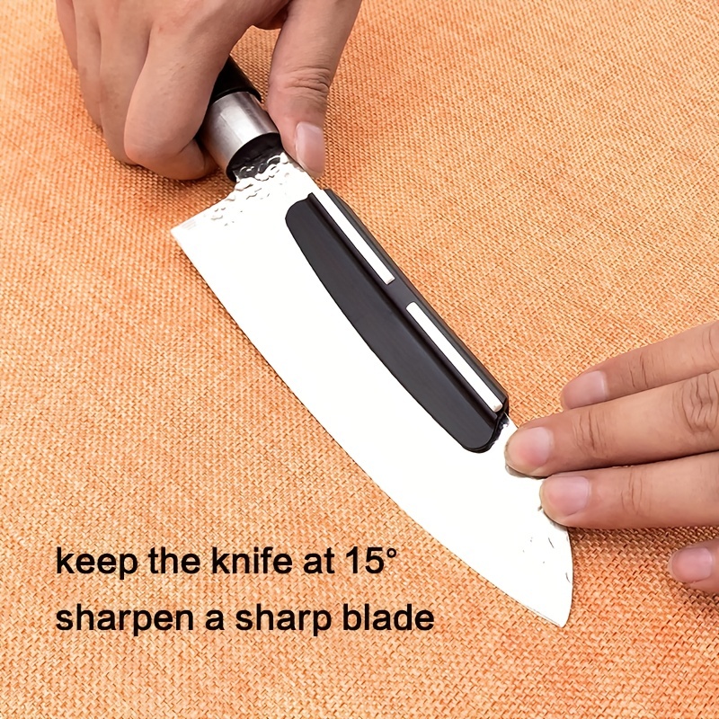  Electric Knife Sharpeners for Kitchen Knives, 15 Degree Bevel  Angle, 2 Level Wide Slot, 4-in-1 Kitchen Knife Accessories for Scissors,  Kitchen Knife Sharpener. Black&Red.: Home & Kitchen