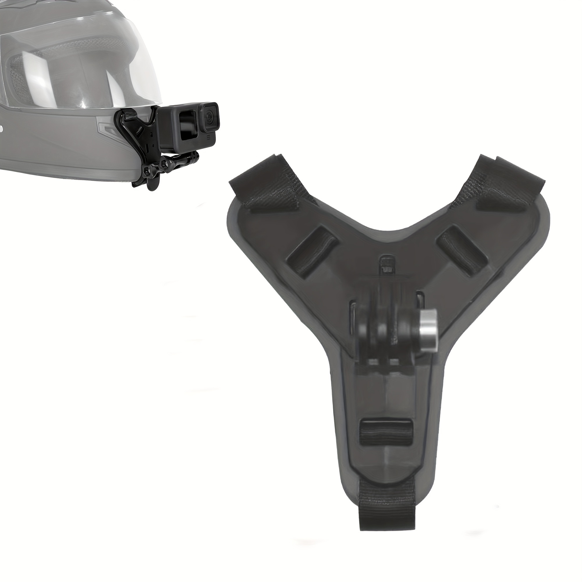 Jugulaire pour casque de moto compatible avec la caméra d'action