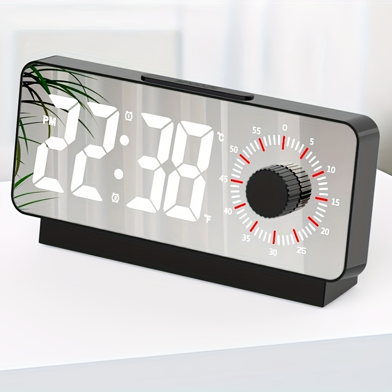 Digitaluhr im nordischen Stil Temperatur Luft feuchtigkeit tragbare Tisch  uhr Wand montage 12/24h digitale LED-Uhren - AliExpress
