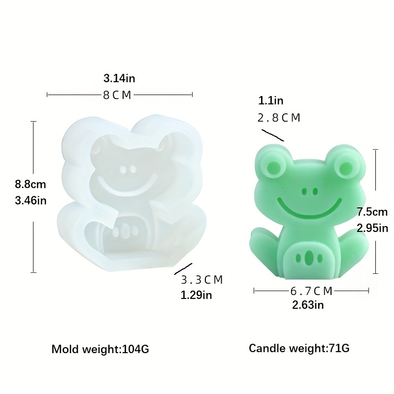 Large Gummy Bear Soap & Candle Mold