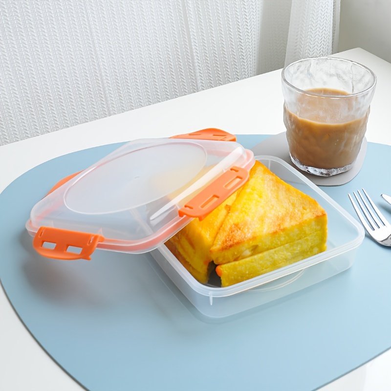Portable Lunch Box Toast Bread Sandwich Box Bento Box - Temu