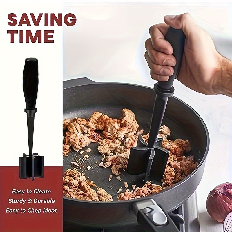 Premium Heat Resistant Meat Chopper, Masher & Smasher for Hamburger Meat, Ground  Beef, Turkey & More, Hamburger Chopper Utensil, Ground Beef Chopper Tool &  Meat Fork - by Zulay Kitchen 