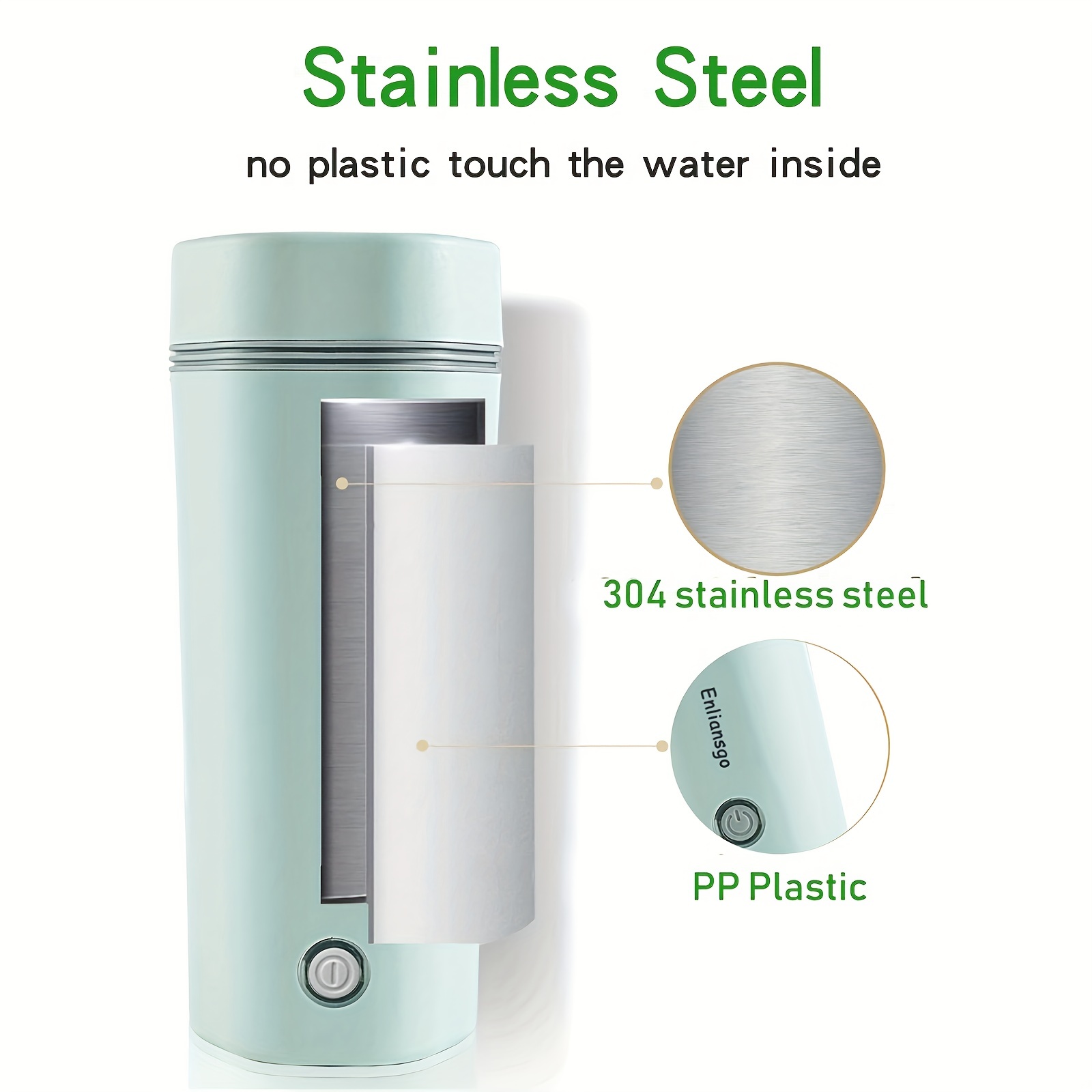 Instant Hot Water Dispenser for Mineral Water/Bottled Water - Portable  Electric Kettle, Travel Electric Kettle Fast Boil Automatic Shut-Off Small
