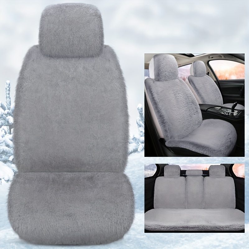 Coverado Vehicle Seat Covers, 5 Seats Full Set Gray Car Seat