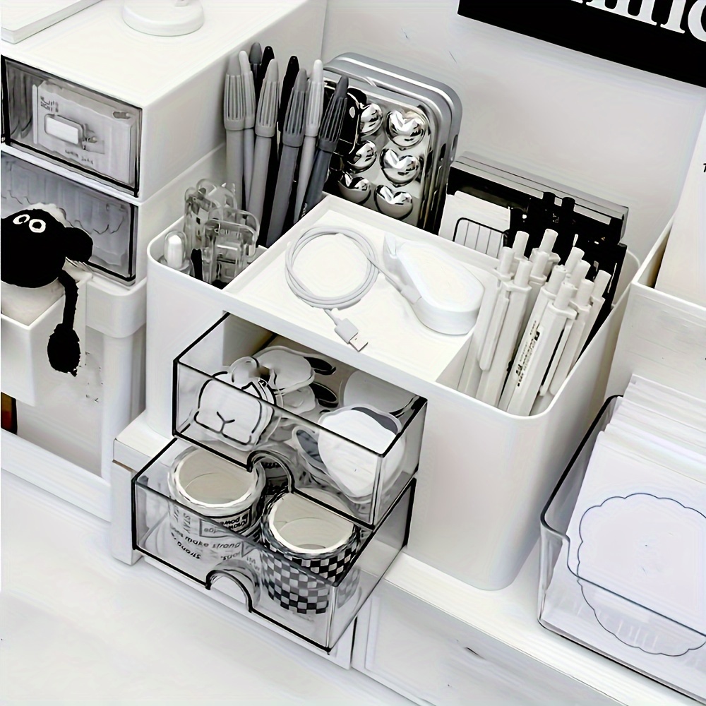 Home Storage Organizer Toy Office Stationery Pen Cosmetic - Temu