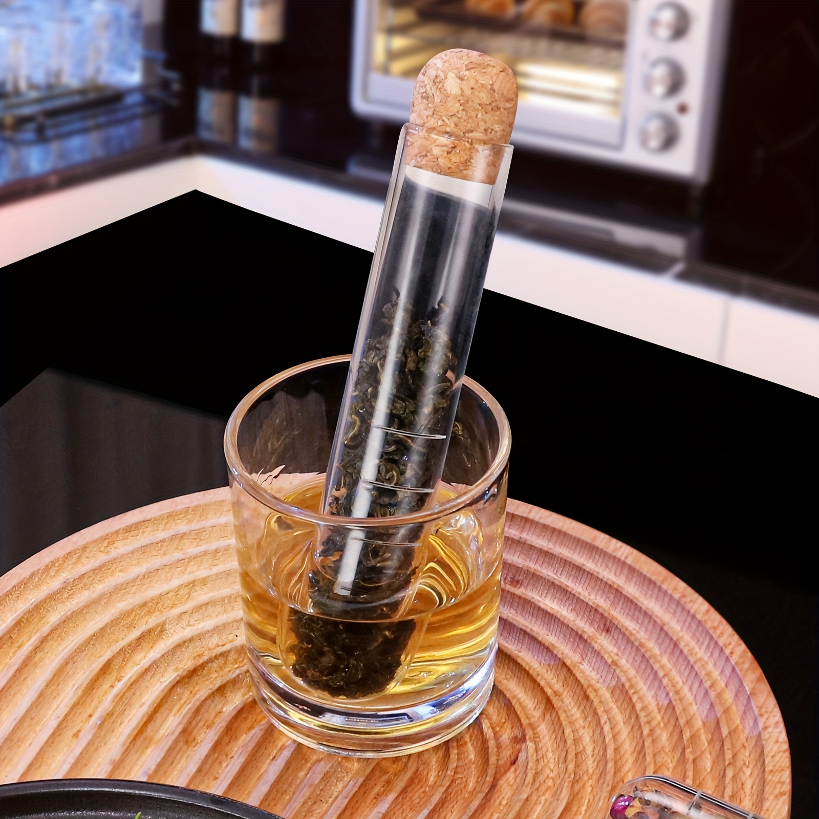 Reusable Tefilter Creative Glass Test Tube Transparent Tea - Temu