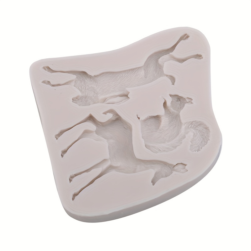 41 Squirrel Woodland Animal Novelty Chocolate Silicone Mould Candy