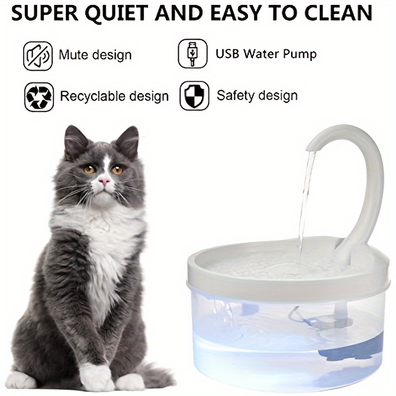 Self cleaning hotsell cat water fountain