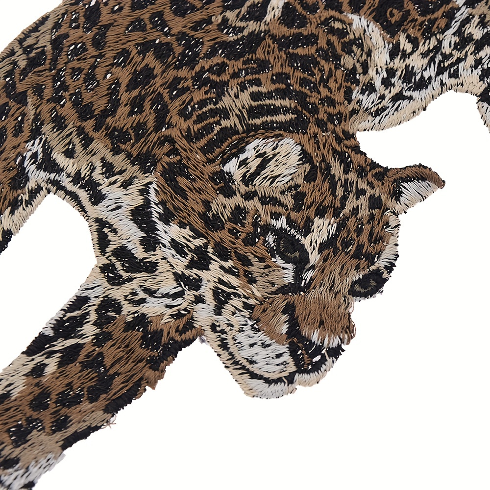 Leopard Embroidery Cloth Stickers Animal Embroidery - Temu Mexico