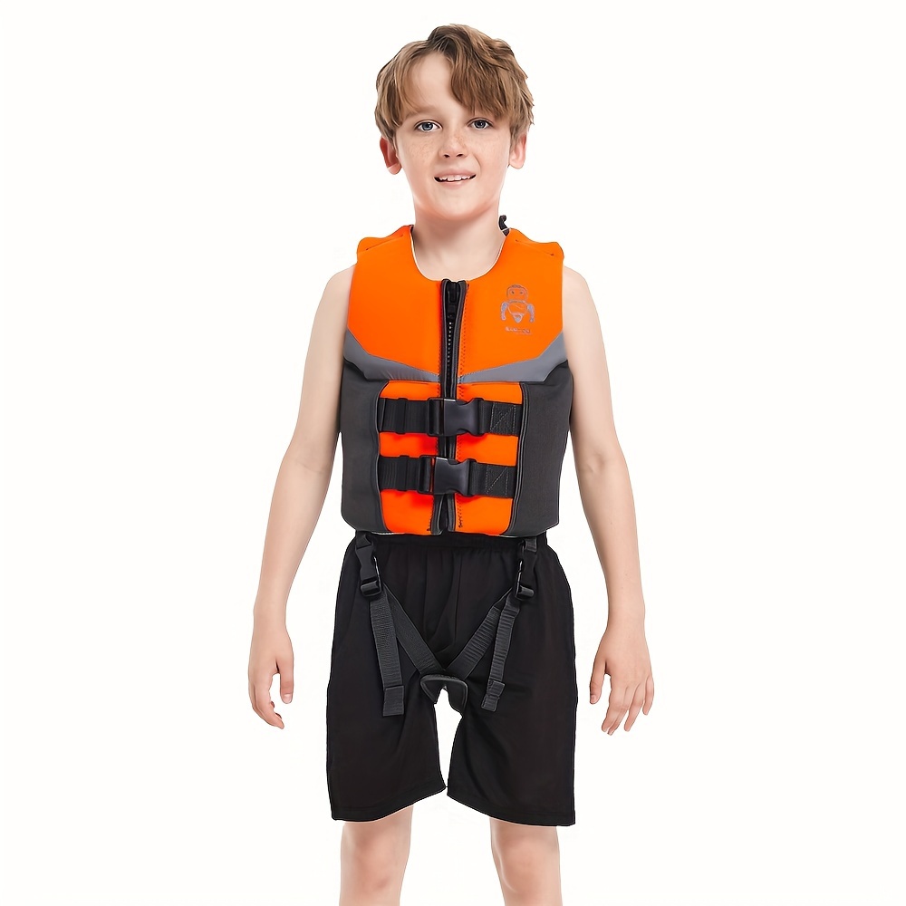 Kids Swim Vest Life Jacket, Boys Girls Float Buoyancy Swimsuit With Duel  Adjustable Safety Strap, Toddler Flotation Swimming Aid