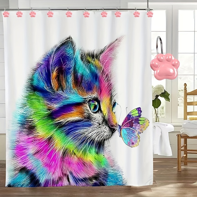 Animal Claw Design Shower Curtain Hook Cute Creative - Temu Canada