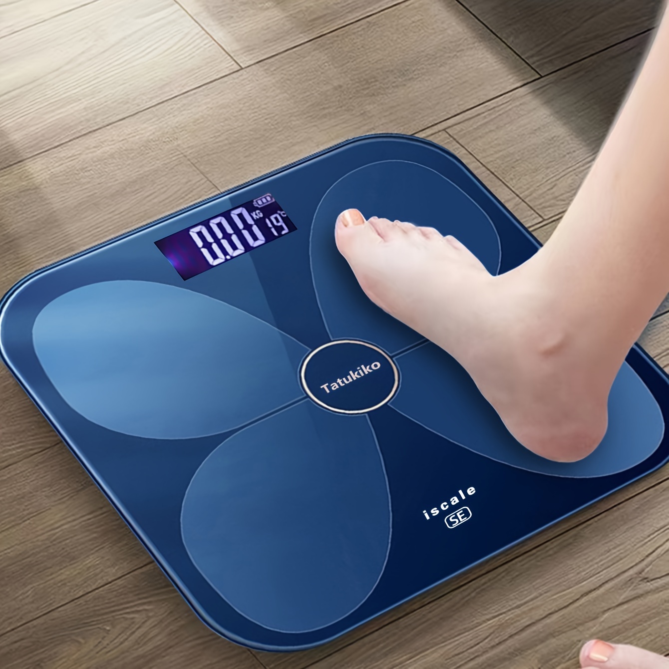 Butterfly Blue Weight Scale, Household Human Body Weight Scale With Led  Display, High-precision Human Body Weight Measurement Scale - Temu