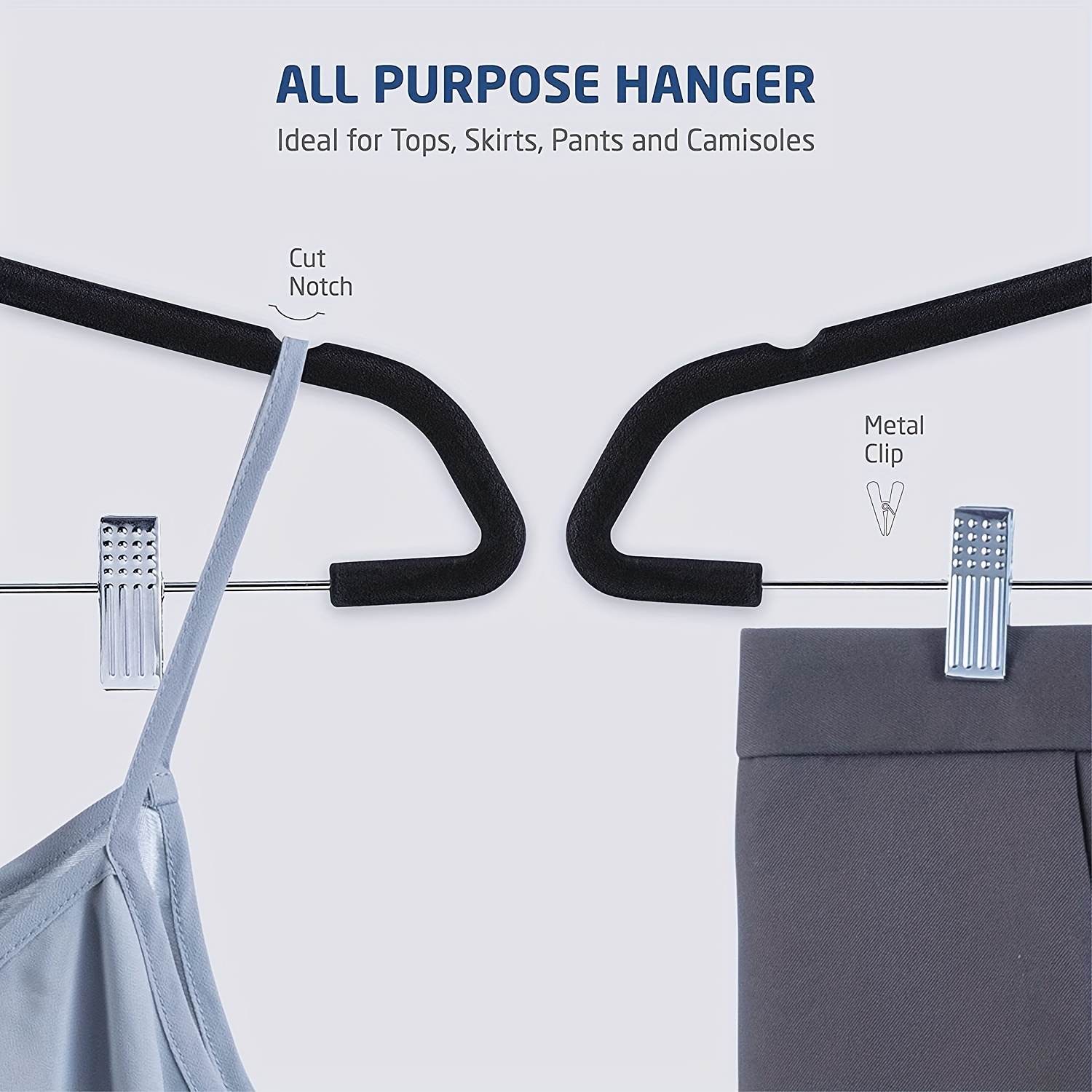 Non slip Velvet Hangers Dry And Wet Dual use Traceless - Temu