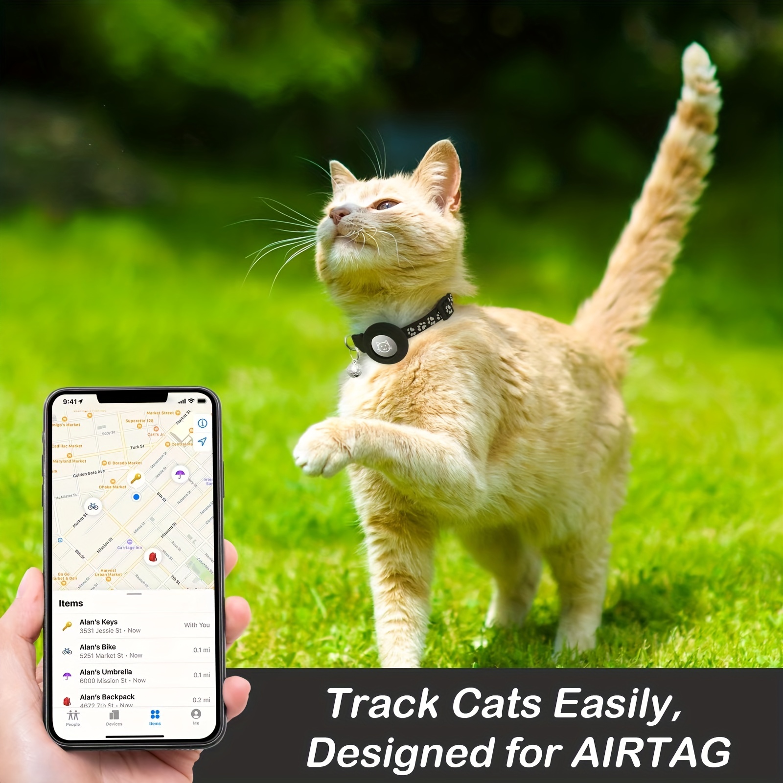 2 Pack Cat Collar With Bell Breakaway Reflective Kitten Collar