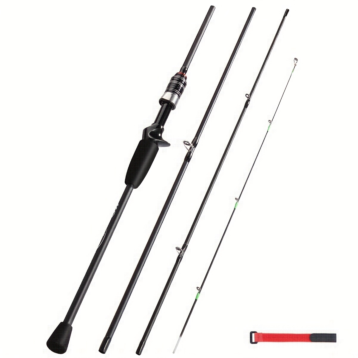 Sougayilang Micro Fishing Rod, 4-section Ultralight Fishing Rod,  High-sensitivity Fishing Pole, 180cm (6ft) 210cm (7ft)