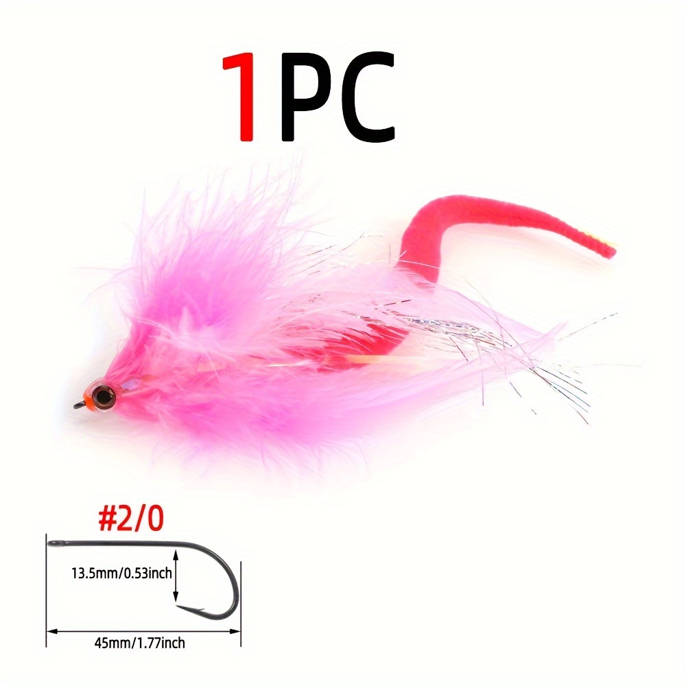 Soft Hackle 3d Fish Eyes Big Streamer Fly Pike Streamers Fly - Temu