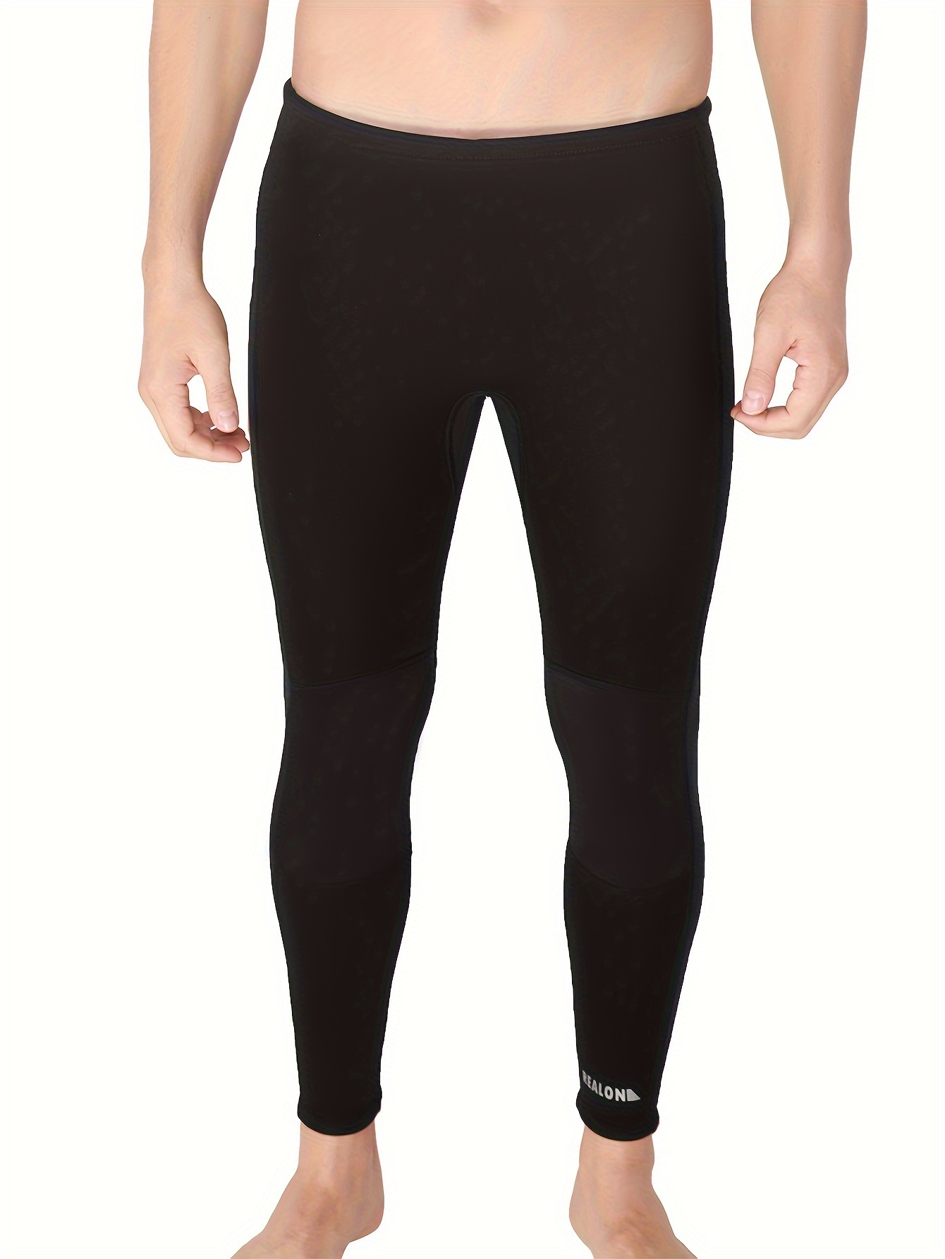 Men's Solid Bottom Leggings Active Quick Drying Breathable - Temu