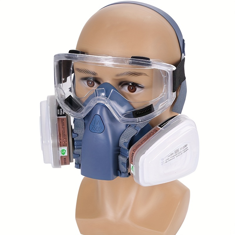 6800 Masque À Gaz Respiratoire Chimique Complet 3/15/17/27 - Temu