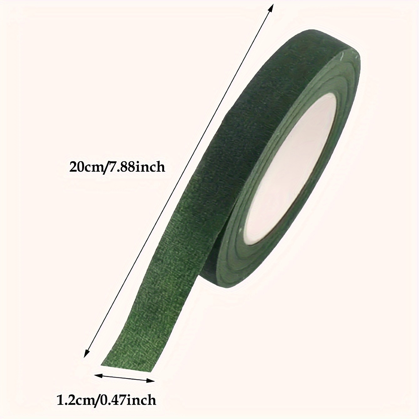 1roll DIY Green Florist Item Adhesive Flower Tape Floral Tape 1062.99inch  Green Tape Wrinkled Paper Tape Production Of Floral Tape