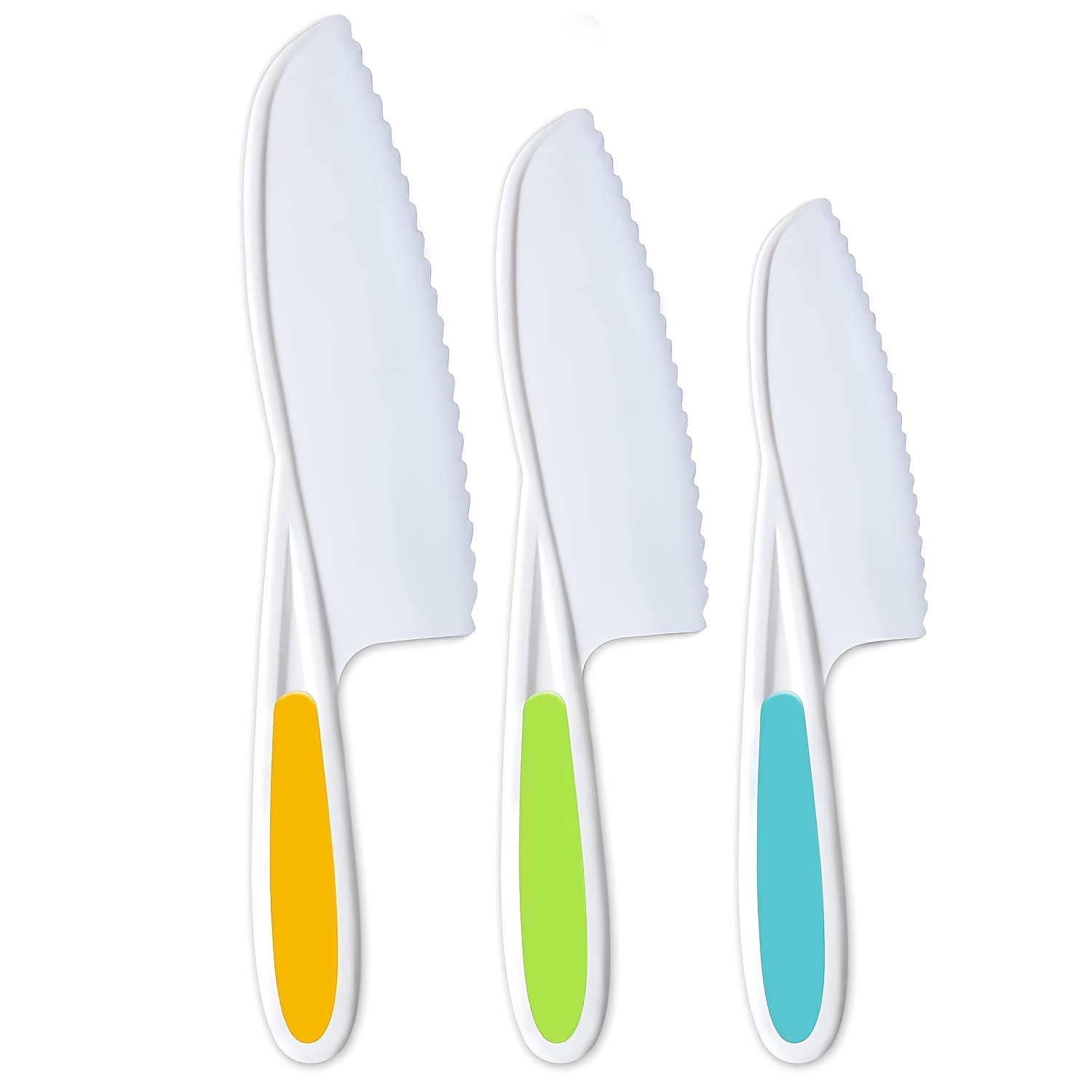 Plastic cake Knife, Children's Kitchen Safety Knife 3 piece set