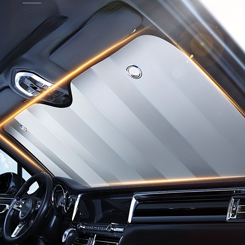 Pare-soleil Pliable pour Voiture SUV, Couverture de Pare-Brise, Isolation  Thermique, Accessoires de Protection UV