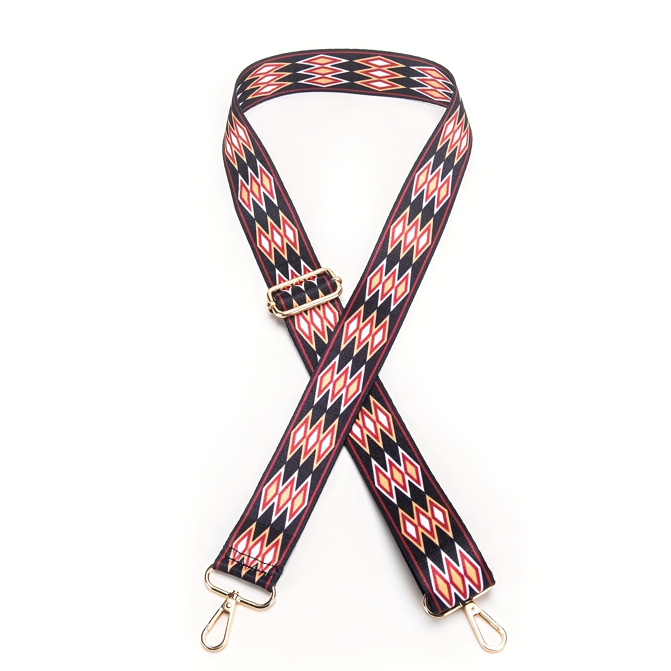 Geometric Pattern Ethnic Style Shoulder Strap Replacement Belt