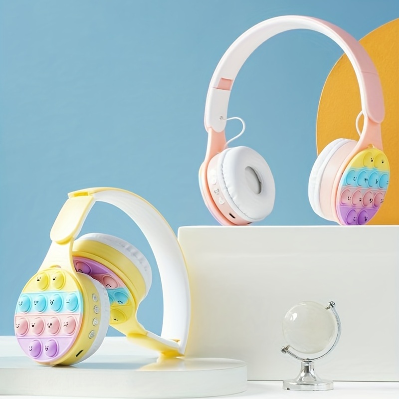 Auriculares bluetooth 5.0 auriculares, auriculares inalámbricos de alta  fidelidad para niña / hija para pc Rosa