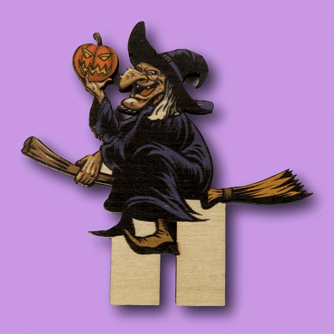 Wooden Home Halloween Advent Calendar Desktop Creative - Temu