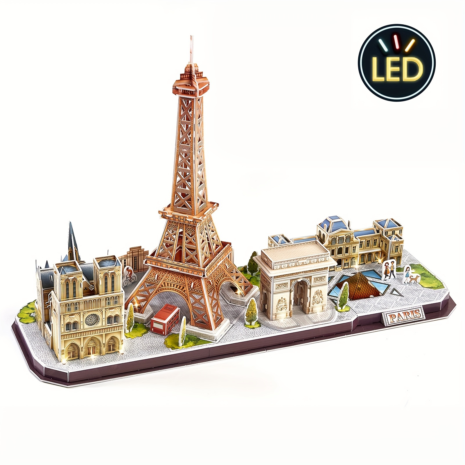 France Paris Cityline Cubic Fun 3D Puzzle - Cubic Fun