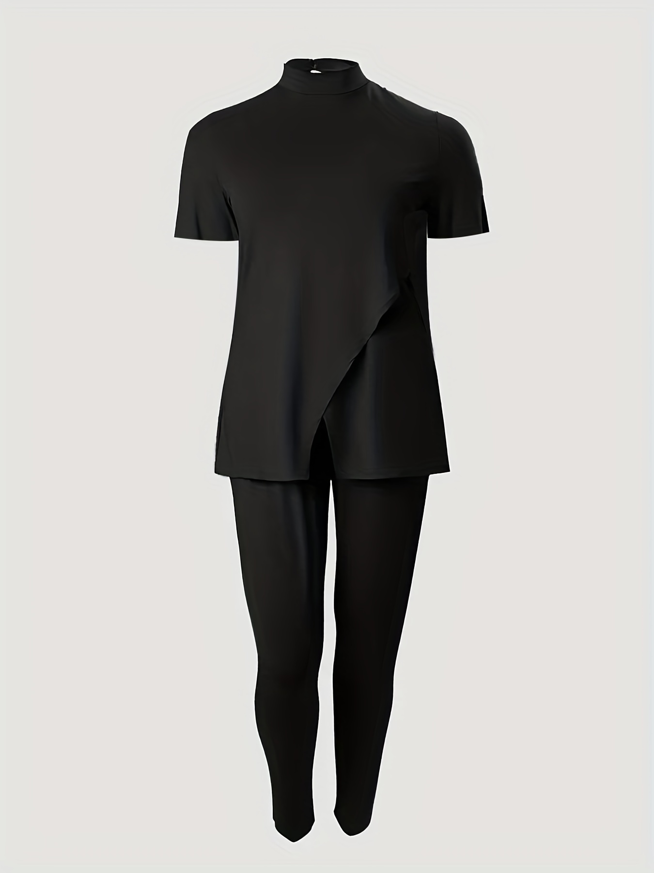 Casual Two piece Set Short Sleeve Tee & Slim Pants Outfits